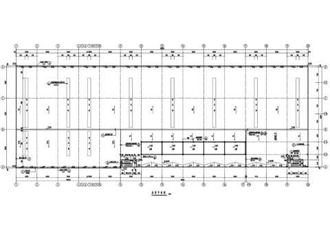 惠州工业园管材管件车间厂房工业建筑CAD施工图cad施工图