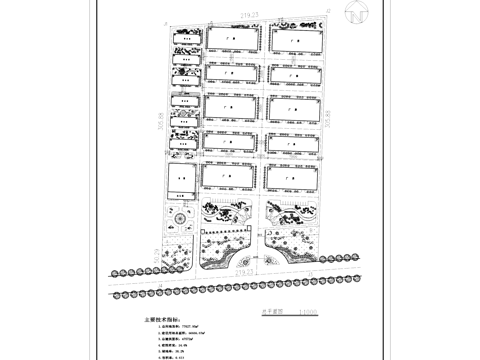 工业园区厂房办公宿舍规划总平面CAD施工图cad施工图