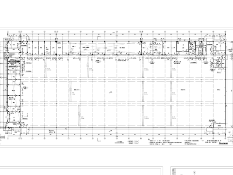 轴加工及部装厂房工业建筑CAD施工图cad施工图