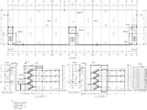 厂房车间工业建筑CAD施工图cad施工图