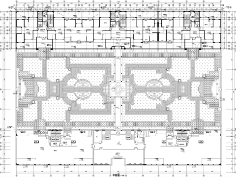 屋顶花园 平面图cad施工图