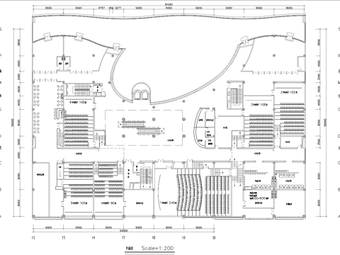 电影院 最新全套施工图设计cad施工图