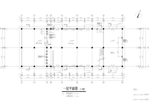 动力车间空压冷冻站循环冷却水站工业建筑CAD施工图集cad施工图