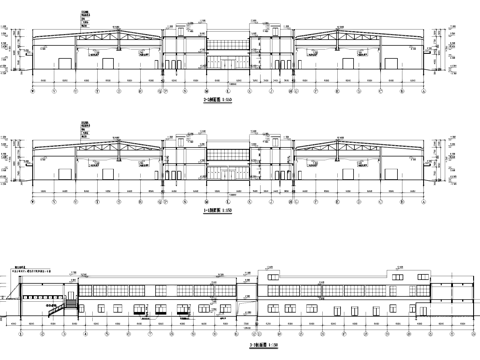 葵涌生产基地厂房工业建筑CAD施工图cad施工图