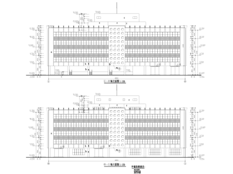 厂房车间大厦工业建筑CAD施工图cad施工图