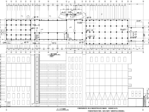 面粉厂七层小麦制粉车间厂房工业建筑cad施工图