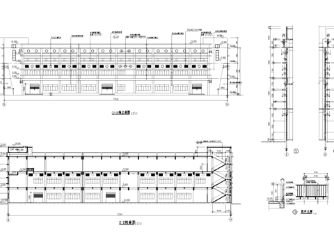 茂扬工业厂房加工车间建筑CAD施工图cad施工图