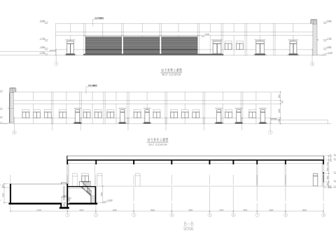信息机器工厂动力房配电室接待室废品库工业建筑CAD施工图集cad施工图