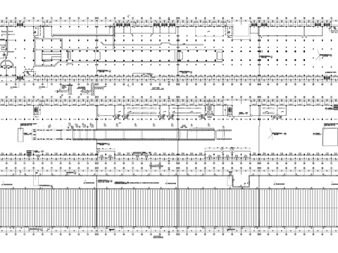 二层车间厂房工业建筑CAD施工图cad施工图
