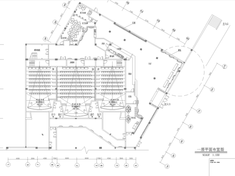  电影院 最新全套施工图设计cad施工图 