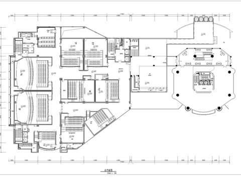电影院 最新全套施工图设计cad施工图