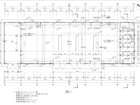 钢结构养路队车辆检修厂房工业建筑CAD施工图cad施工图