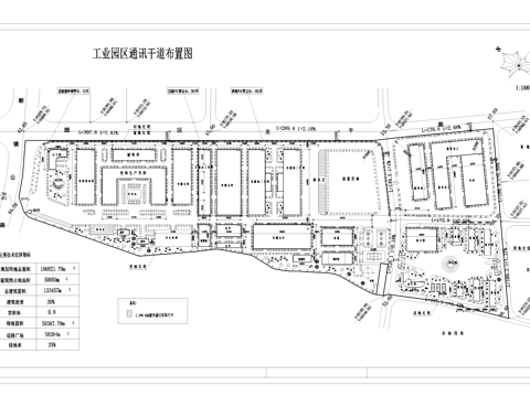 蔬果饮料厂工业园区仓库车间宿舍规划总平面CAD施工图cad施工图
