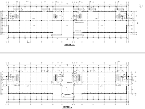 厂区办公楼建筑CAD施工图cad施工图