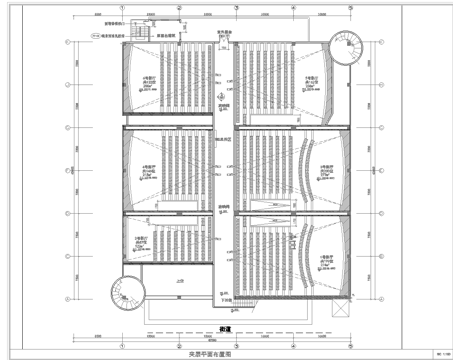 电影院 最新全套施工图设计cad施工图