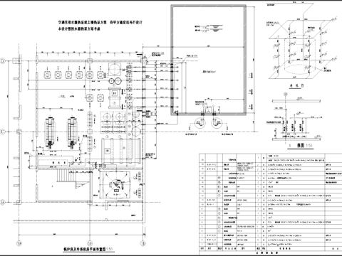 锅炉房及冷冻机房工业建筑CAD施工图cad施工图