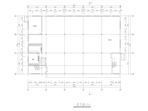 工业车间及修理车间建筑CAD施工图cad施工图