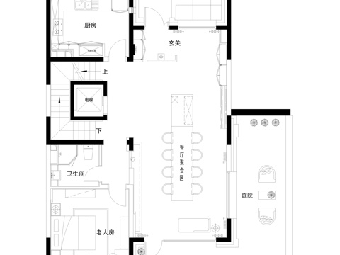 别墅样板间  最新全套施工图设计cad施工图
