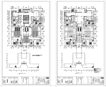 电影院 最新全套施工图设计cad施工图