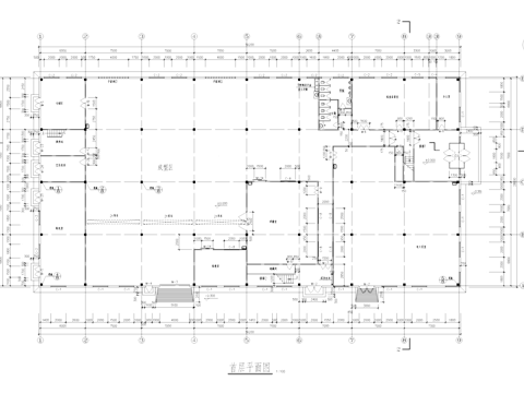精密模具工厂厂房门卫工业建筑CAD施工图cad施工图