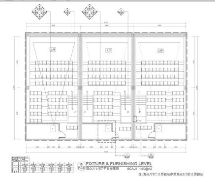 电影院 最新全套施工图设计cad施工图
