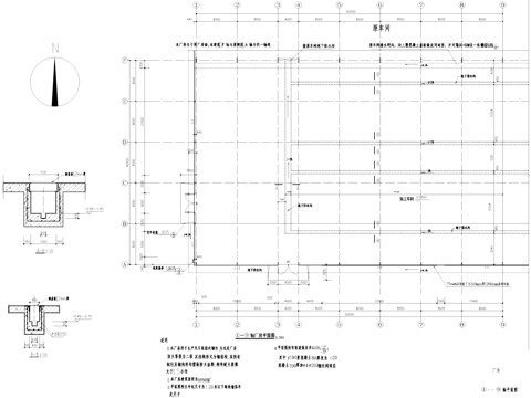 轮胎内钢丝厂房工业建筑CAD施工图cad施工图