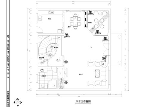 别墅室内装饰CAD施工图集cad施工图