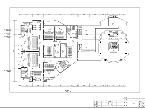 电影院  最新全套施工图设计cad施工图
