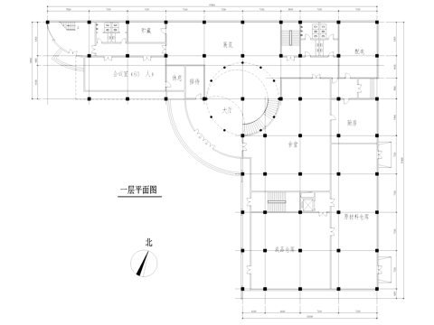 工业厂房车间大楼建筑CAD施工图集cad施工图