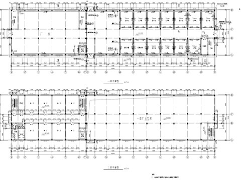 加工车间厂房工业建筑CAD施工图cad施工图cad施工图