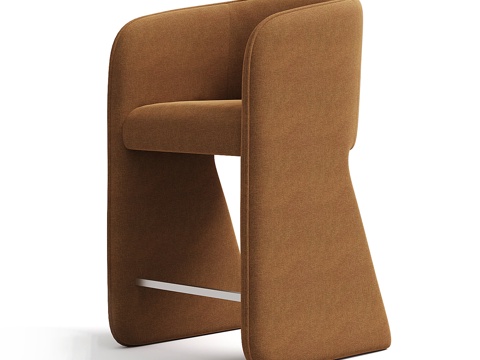  现代简约吧台椅子 吧椅 简约吧椅 休闲吧椅 吧凳3d模型 