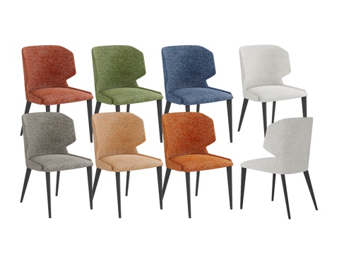  休闲椅子3d模型 