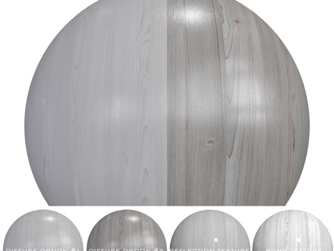  无缝纹理 - 松木3d模型 