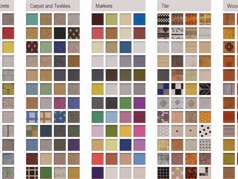 常用贴图及铺装su模型