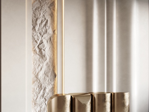  现代接待区053d模型 