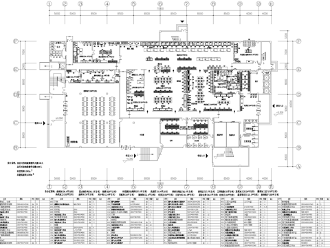 后厨平面图 学校食堂教师餐厅cad施工图