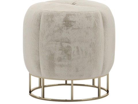  圆形设计休闲脚凳3d模型 