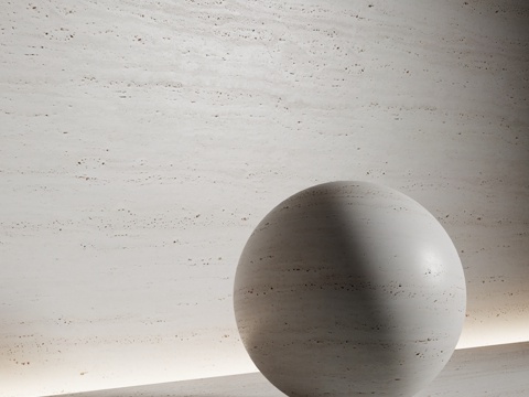  石材材质，石灰华3，PBR，无缝3d模型 