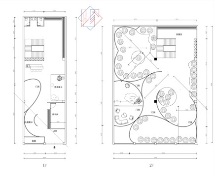 创意婚纱店 最新平面施工图设计cad施工图