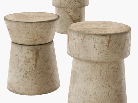  斯塔兰班德PINNON石凳3d模型 