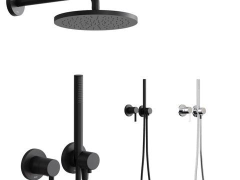  KEUCO IXMO 59651 3 淋浴套装3d模型 