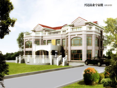  别墅自建房建筑外观 最新全套施工图 效果图设计cad施工图 