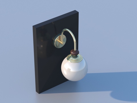  壁灯 灯具3d模型 
