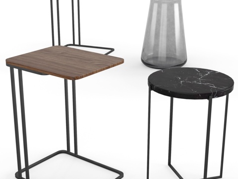  卡尔多阿拉姆博尔特雷博咖啡桌3d模型 