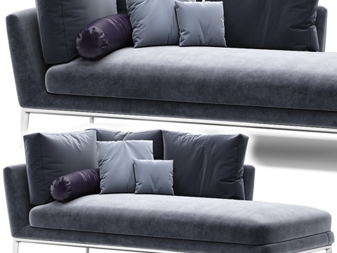  B&amp;B Atoll 躺椅3d模型 