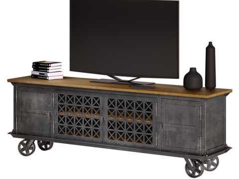  电视基座 全金属阿汉格尔斯克阁楼建造商3d模型 