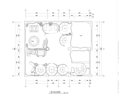 主题花店 最新全套施工图设计cad施工图