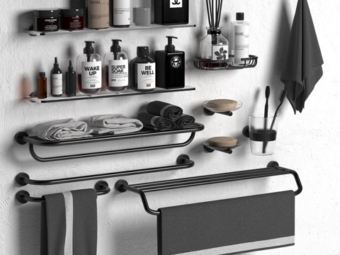  浴室配件套装 INDA3d模型 