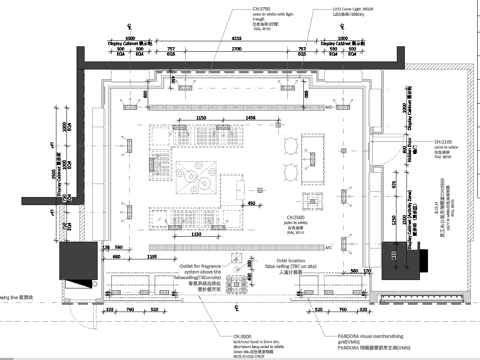 珠宝店 最新全套施工图设计cad施工图