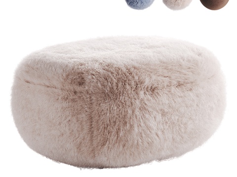  Pouf I m not a minimalist, Div3d模型 